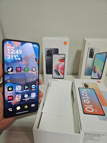Xiaomi Redmi Note 10 Pro Dual Sim 128gb 8gb-excelente! Cinza-escuro (Usado)