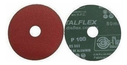 Disco Lixa 4.1/2 G050 C/10 Pcs Disflex