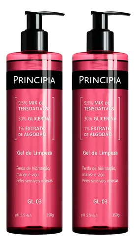Principia Kit com 2 Géis de Limpeza Facial GL-03 350g