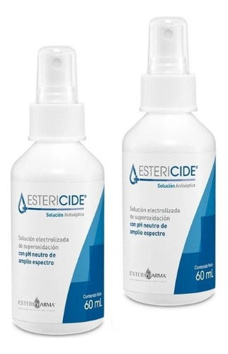 Estericide Solucion Antiseptica Atomizador 60ml Paquete 2pz