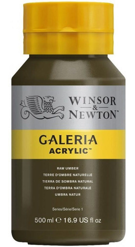 Tinta Acrílica 500ml Galery Winsor & Newton 554 Raw Umber