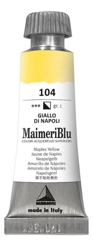 Aquarela Maimeri Blu Tubo Gr.1 104 Naples Yellow 12ml