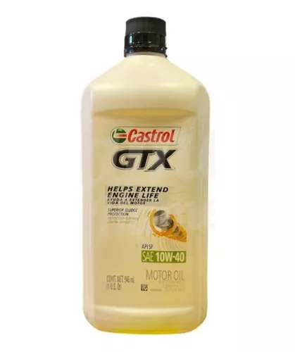 Aceite de motor CASTROL 10W40 GTX ULTRACLEAN A3/B4 1L