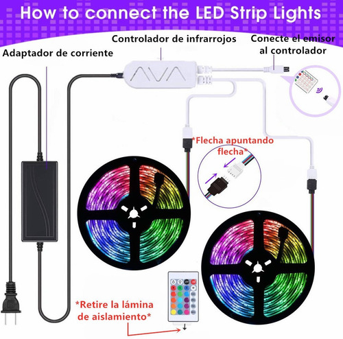 10m Tira Led Wifi Alex,tira De Luces 300led Impermeable Rgb