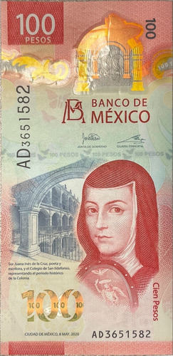 1 Set Coleccion De Nuevos Billetes  20, 50 Y 100 Pesos Fam G