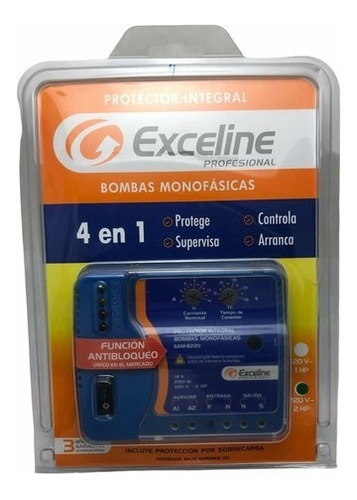 Protector Integral P/bomba Monofasica 220 V Exceline