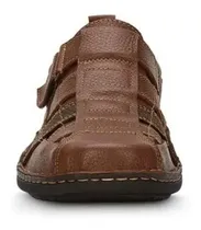 Comprar Huaraches Ferrato Sandalias Confort Caballero Cafe Piel 