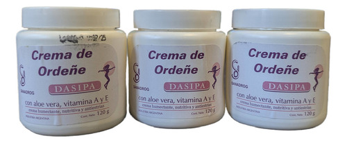 Crema De Ordeñe + Aloe. Envase 120 Gs - Pack 3u