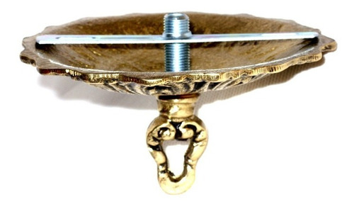 Canopla Para Lustres Base Suporte Completo - Bronze