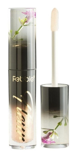 Febble Brillo Labial Con Glitter Tono 06  Traslúcido