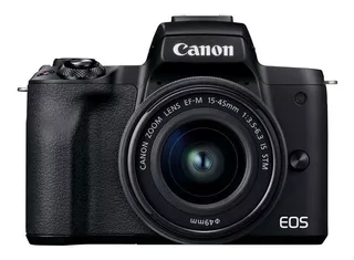 Camara Canon Eos M50 Mark Ii 15-45 24mp 4k Bth Wifi Entrega