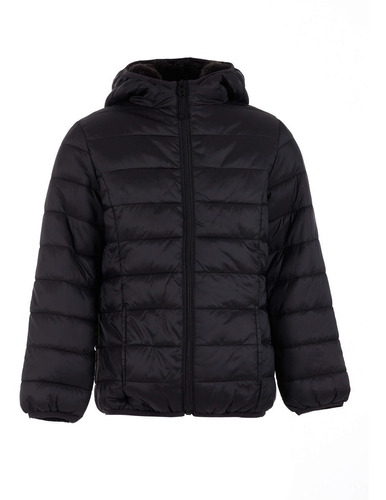 Campera Atomik Arinsali Puffer Abrigo Hombre Negro Azul