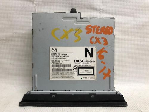 Imagen 2 de 7 de Stereo Caja Cd Mazda Cx3 2016 2017 2018 2019 Usado Original