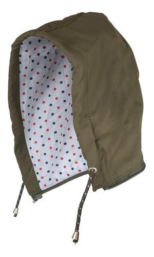 Imagen 4 de 7 de Gabardina Dama Con Gorro Desmontable Impermeable Lj21-100