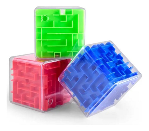 Cubo Laberinto 3d Mágico Juego Didáctico Aprendizaje 