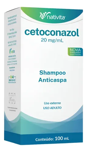 Shampoo Cetoconazol Anticaspa 100ml Nativita