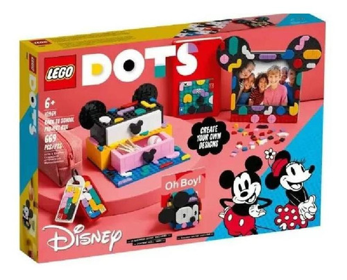 Lego Dots Projeto Volta As Aulas Mickey E Minnie Mouse 41964
