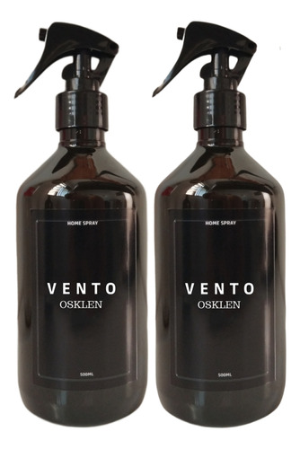 Kit 2 Uni Vento Osklem Aromatizador Spray 500ml