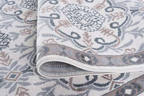 Alfombra Universal Rugs Izel Area, 8 'x 10', Crema