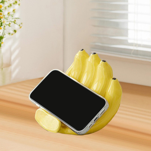 Soporte Para Teléfono, Decoración Del Hogar, Amarillo