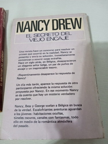 Nancy Drew Carolyn Keene Lote X2 El Misterio Del Muñeco El (Usado)