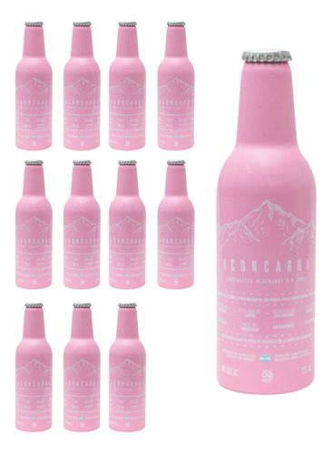  Gin Tonic Aconcagua Rosa Frutos Rojos 355ml X12bot. Quirino