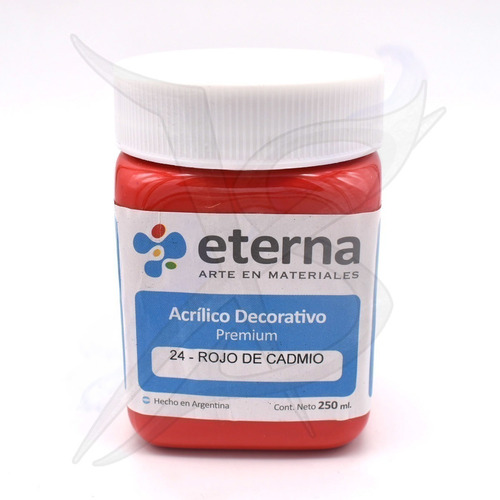Acrilico - Eterna 250 Cc Rojo De Cadmio - Xion Store