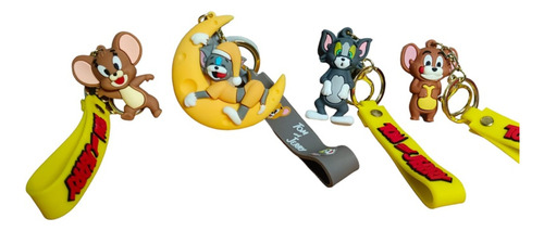 Llavero De Colección Silicone Tom Y Jerry 