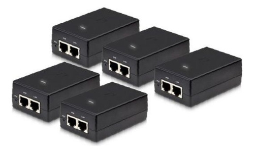 5x Fuente Inyector Poe Ubiquiti Poe-24-24w-5p 24v 1a