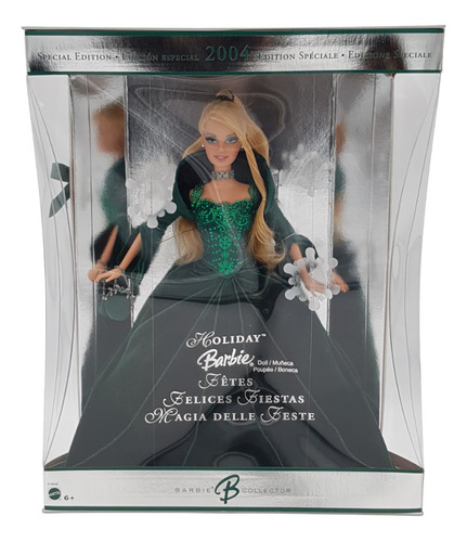 Barbie Felices Fiestas Vestido Verde 2004 Edición Especial