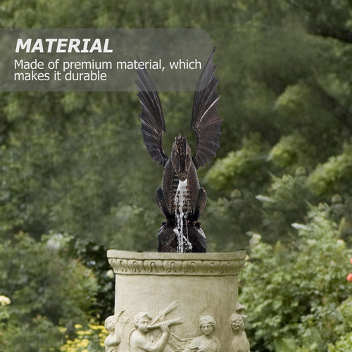 Escultura De Estatua De Dragón De La Fuente
