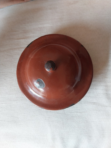 Tapa Enlozada Marrón Antiguo (Usado)