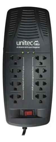Regulador De Voltaje Automático Unitec 8 Tomas 2000va /1000w