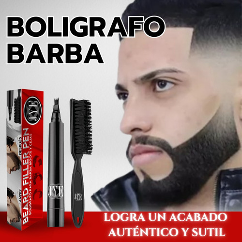 Rellenador Para Barba Bigote Y Cejas Jye Boligrafo Cepillo