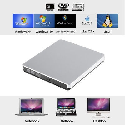 Imagen 5 de 5 de Usb 3.0 Externo Dvd Rw Cd Unidad Grabadora Lector Escritor R