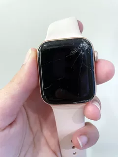 Glass Vidrio Tactil Para Apple Watch Serie 5 44mm Instalado