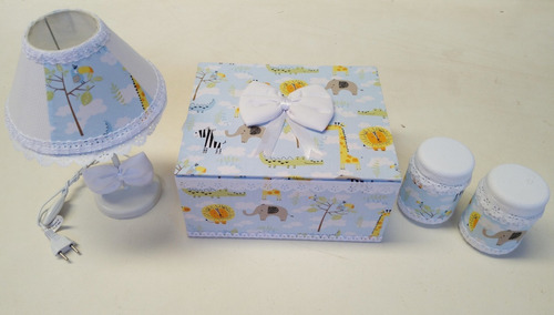 Imagem 1 de 3 de Kit Higiene Farmacinha Para Bebê 4 Peças