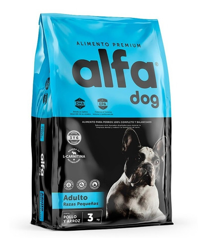 Alfa Dog Adulto Raza Pequeña 3kg