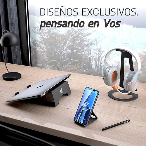 Imagen 4 de 8 de Soporte Auricular Bam A3 Acero Alto Pc-ps Premium!!!