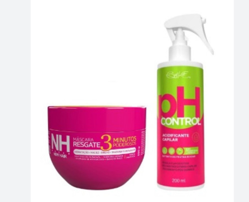 Combo Máscara 3 Minutos 250g E Spray Ph Control 200ml Belkit