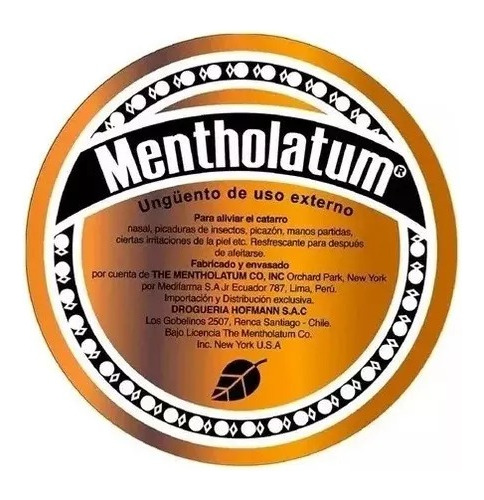 Mentholatum Lata 18gr -electromedicina