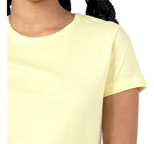 Playera Para Mujer Quarry Básica Cuello Redondo