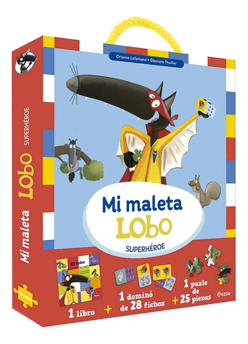 Mi Maleta De Lobo Superheroe, de VV. AA.. Editorial Philippe Auzou, tapa blanda, edición 1 en español