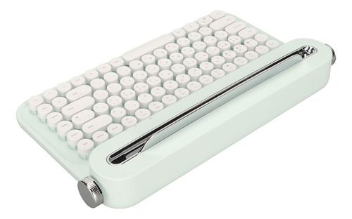 Teclado Bluetooth Vintage De 86 Teclas Inalámbrico Portátil