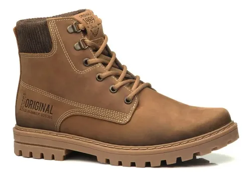 comprar Botas Pegada Cuero Hombre Calidad Acordonada Invierno