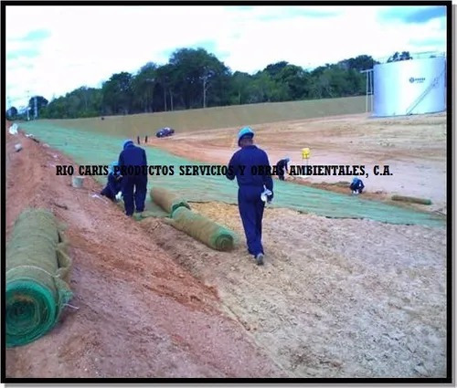 Imagen 3 de 10 de Geotextil-geomalla-agromanto(manto Control De Erosion Talud)