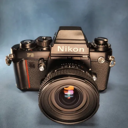 C mera Anal gica Nikon F3 Hp Lente Nikkor 20mm F2.8 Af D