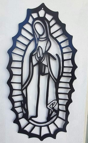 Cuadro Decorativo De Metal Virgen De Guadalupe