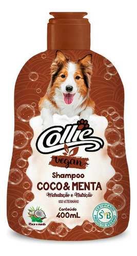 Shampoo Coco E Menta Collie Vegan 400ml