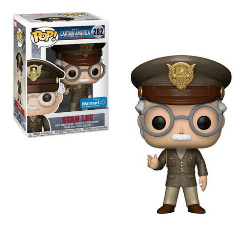 Funko Pop Stan Lee 282 Walmart First Avenger (caja Dañada)